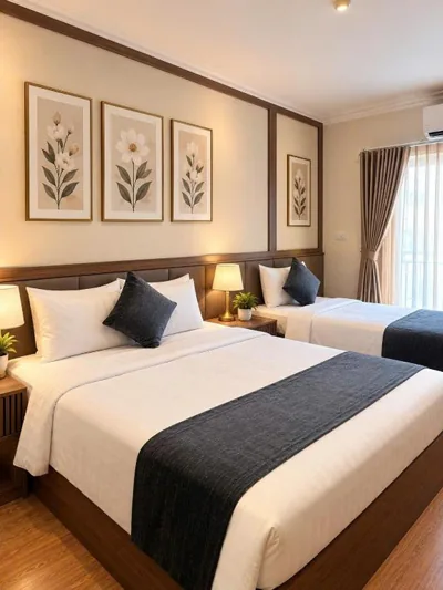 Familiekamer met balkon — Rising Dragon Palace Hotel